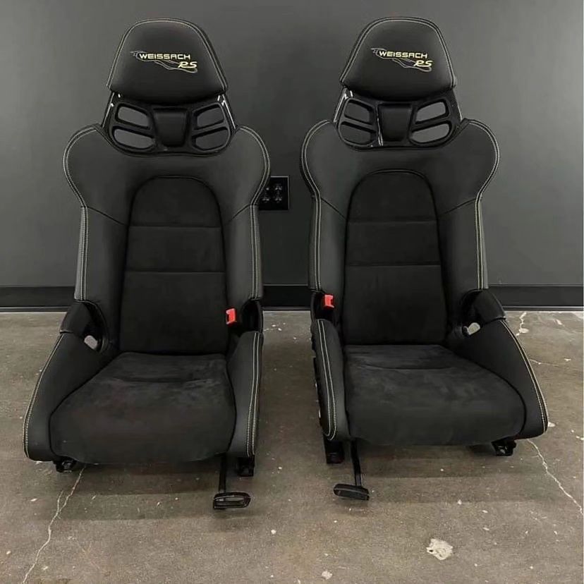 Black leather Bucket Seats for sale at amgcarpartsforsale